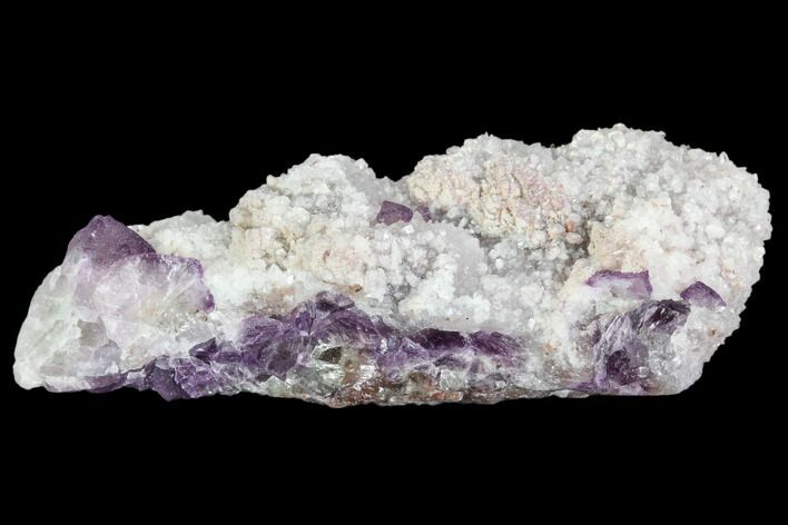 Purple Fluorite on Quartz Epimorphs - Arizona #103553